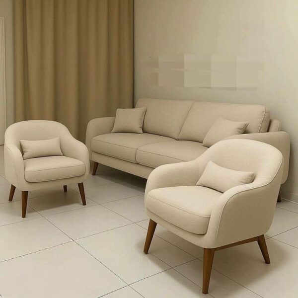 Nordic Elegance 3+1+1 Sofa Set