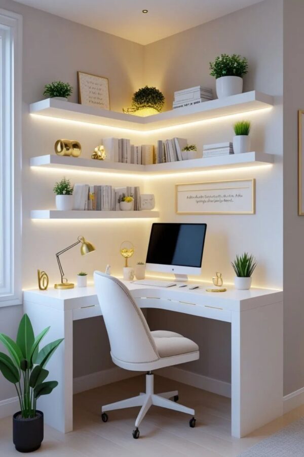 Corner Smart Study Desk