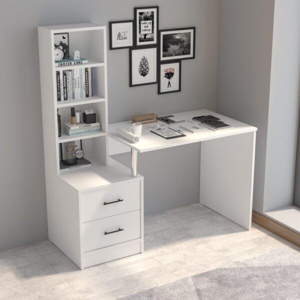 Nordic Bookshelf Study Desk